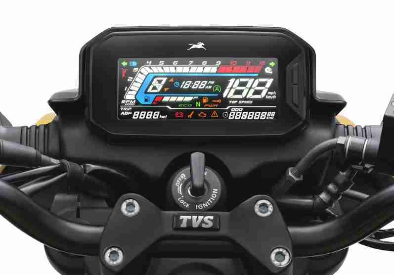 TVS Raider Reverse LCD Display
