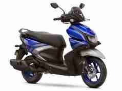Yamaha RayZR Hybrid Disc Version Racing Blue colour option