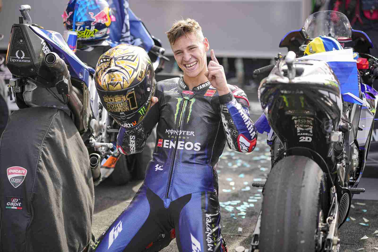 Fabio Quartararo is the 2021 MotoGP World Champion 