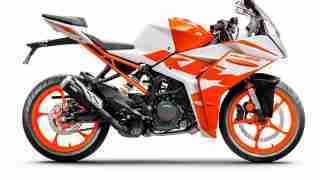 KTM RC 125 CERAMIC WHITE colour option