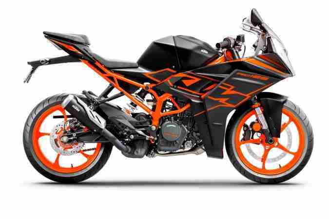 KTM RC 125 DARK GALVANO colour option