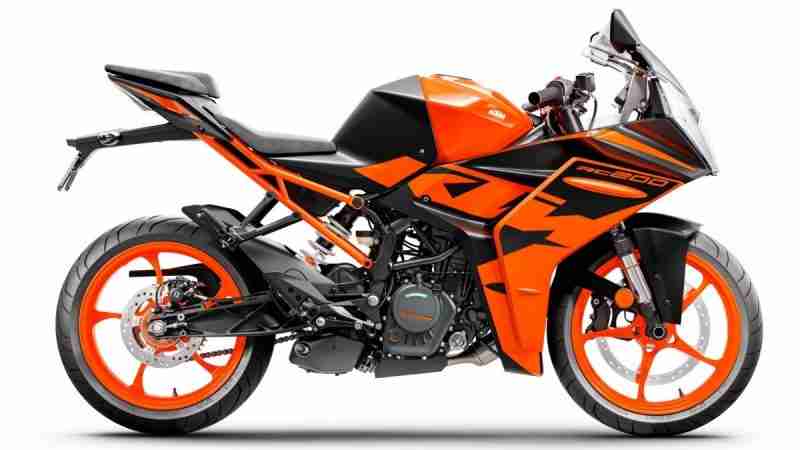 KTM RC 200 Dark Galvano colour option