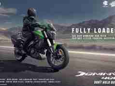 New Dominar 400 launched with touring accessories