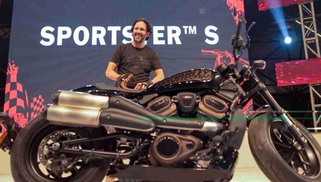 Ravi Avalur Harley Davidson launching Sportster S