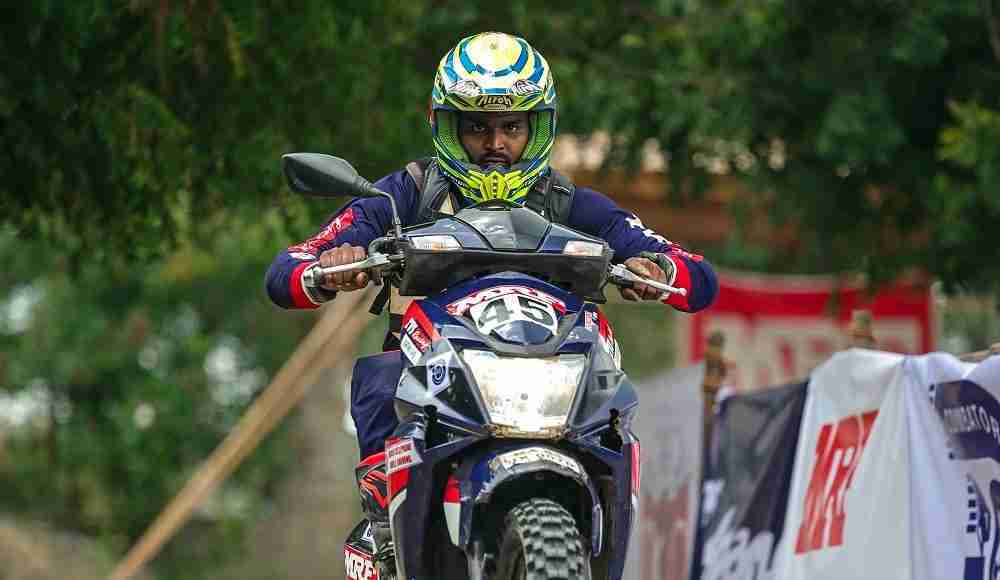 TVS Racing are 2021 INRC Champions -Rider Karthik