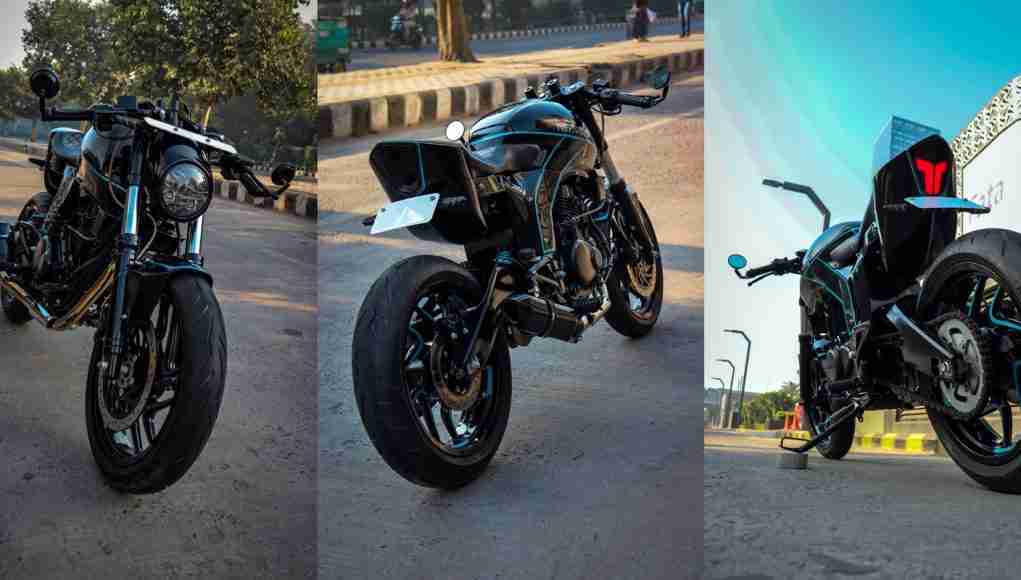 Custom modified Pulsar 220F by Renovatio Motor Works