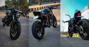 Custom modified Pulsar 220F by Renovatio Motor Works