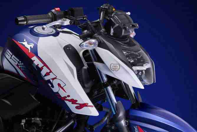 Limited edition TVS Apache RTR 165 RP unique colour option