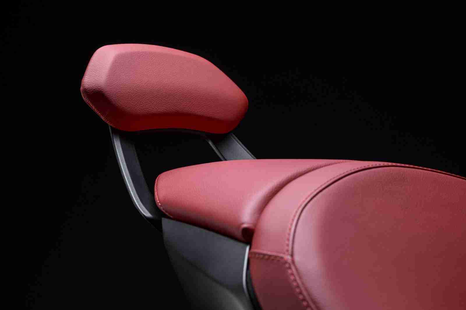 Ducati XDiavel Nera edition seat back rest
