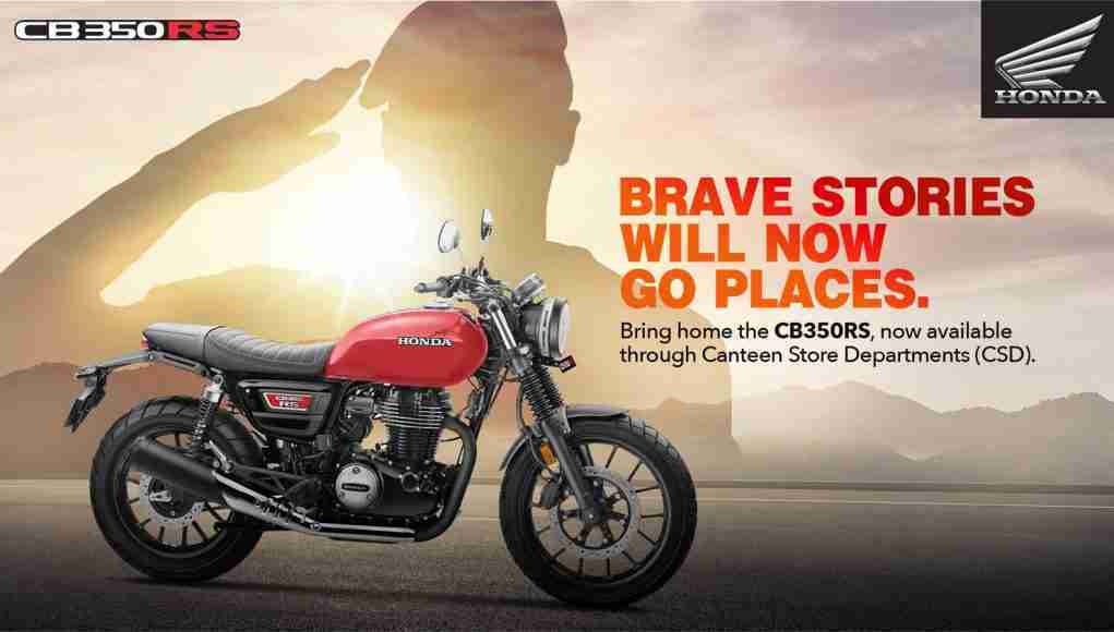 Honda CB350RS at Canteen Store Departments