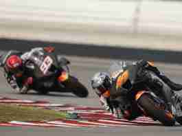 Pol Espargaro and Marc Marquez at MotoGP Sepang test 2022