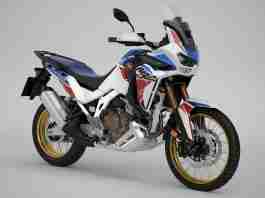 2022 Honda Africa Twin Adventure Sports Manual Transmission Pearl Glare White Tricolor colour option