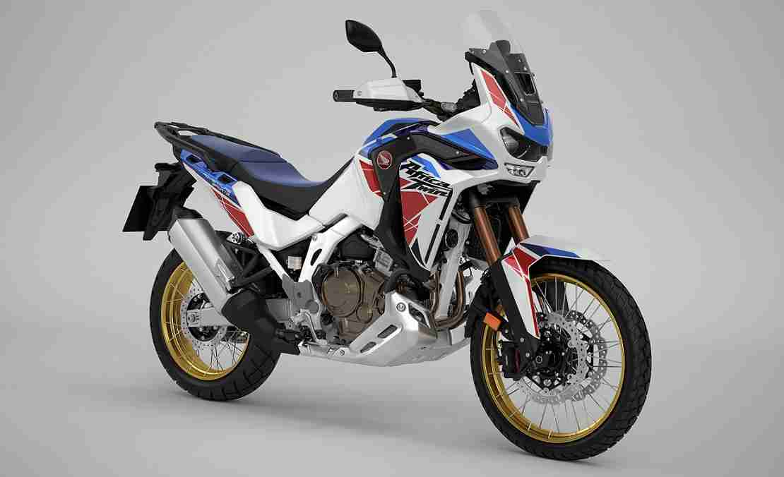 2022 Honda Africa Twin Adventure Sports Manual Transmission Pearl Glare White Tricolor colour option