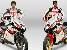 Honda Racing India riders Senthil Kumar (#18) & Rajiv Sethu (#80) to race at Asia Road Racing Championship 2022