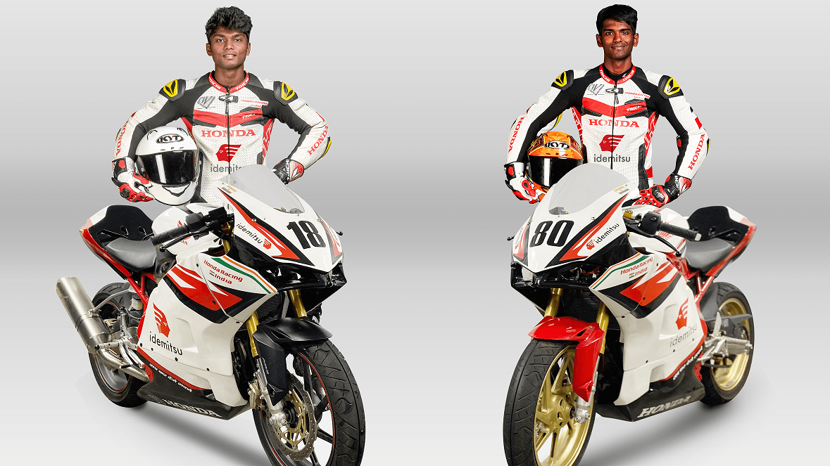 Honda Racing India riders Senthil Kumar (#18) & Rajiv Sethu (#80) to race at Asia Road Racing Championship 2022