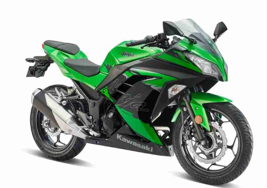 2022 Ninja 300 Candy Lime Green India