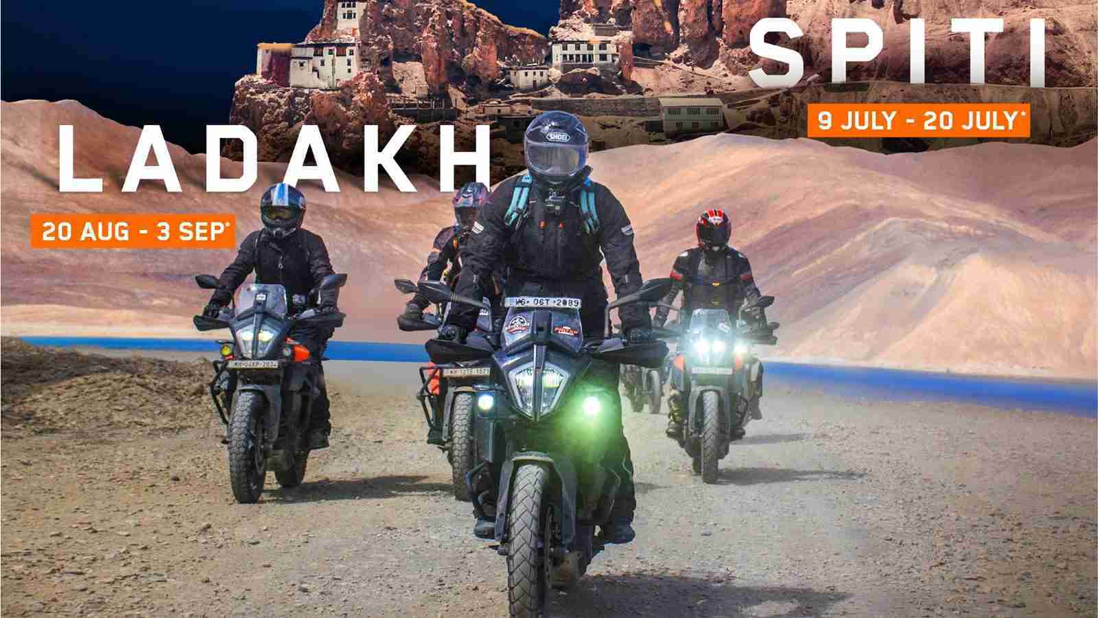 KTM PRO-XP announces 3 epic TOURS to Spiti, Ladakh and Northeast