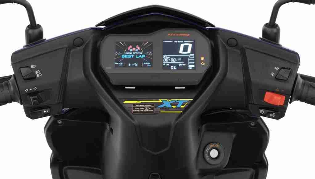 TVS NTORQ 125 XT edition TFT and LCD