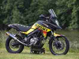 Suzuki V-Strom 650XT custom modified supercross style