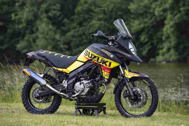 Suzuki V-Strom 650XT custom modified supercross style