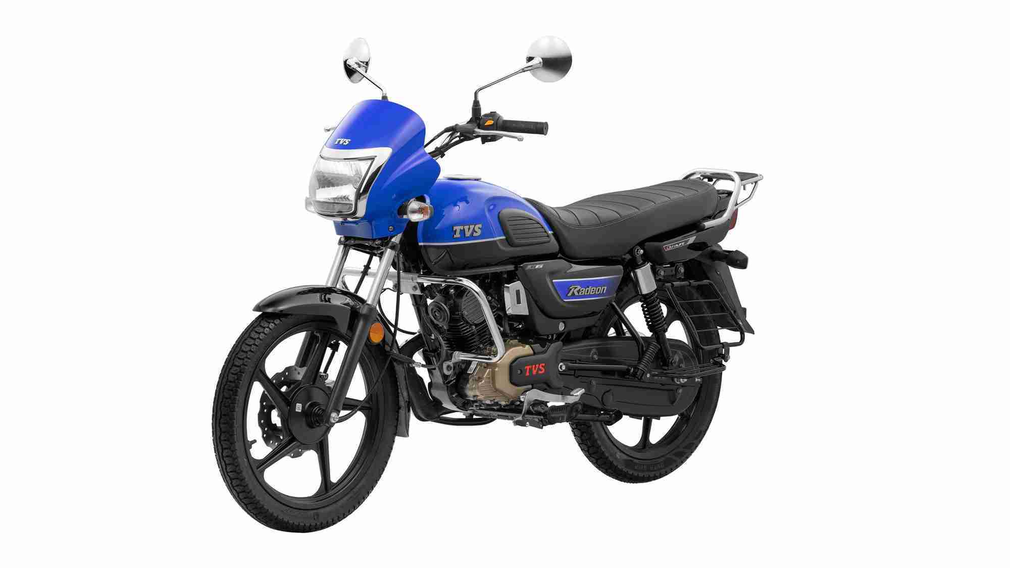 TVS Radeon DT BLUE BLACK dual tone colour option