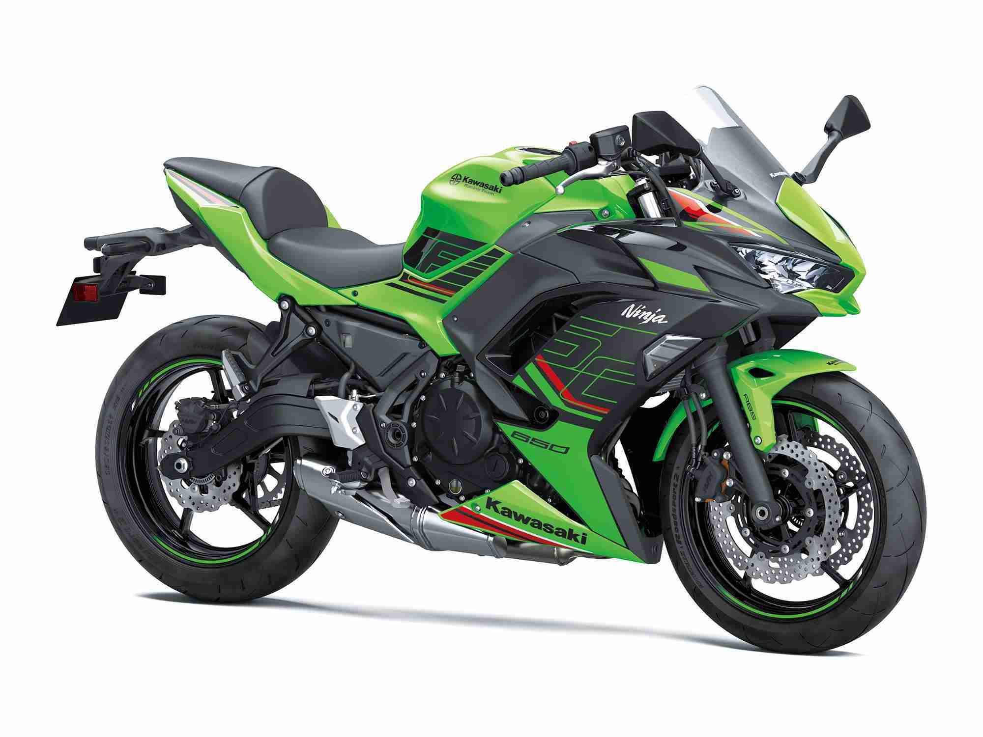 2023 Ninja 650 Lime Green Ebony