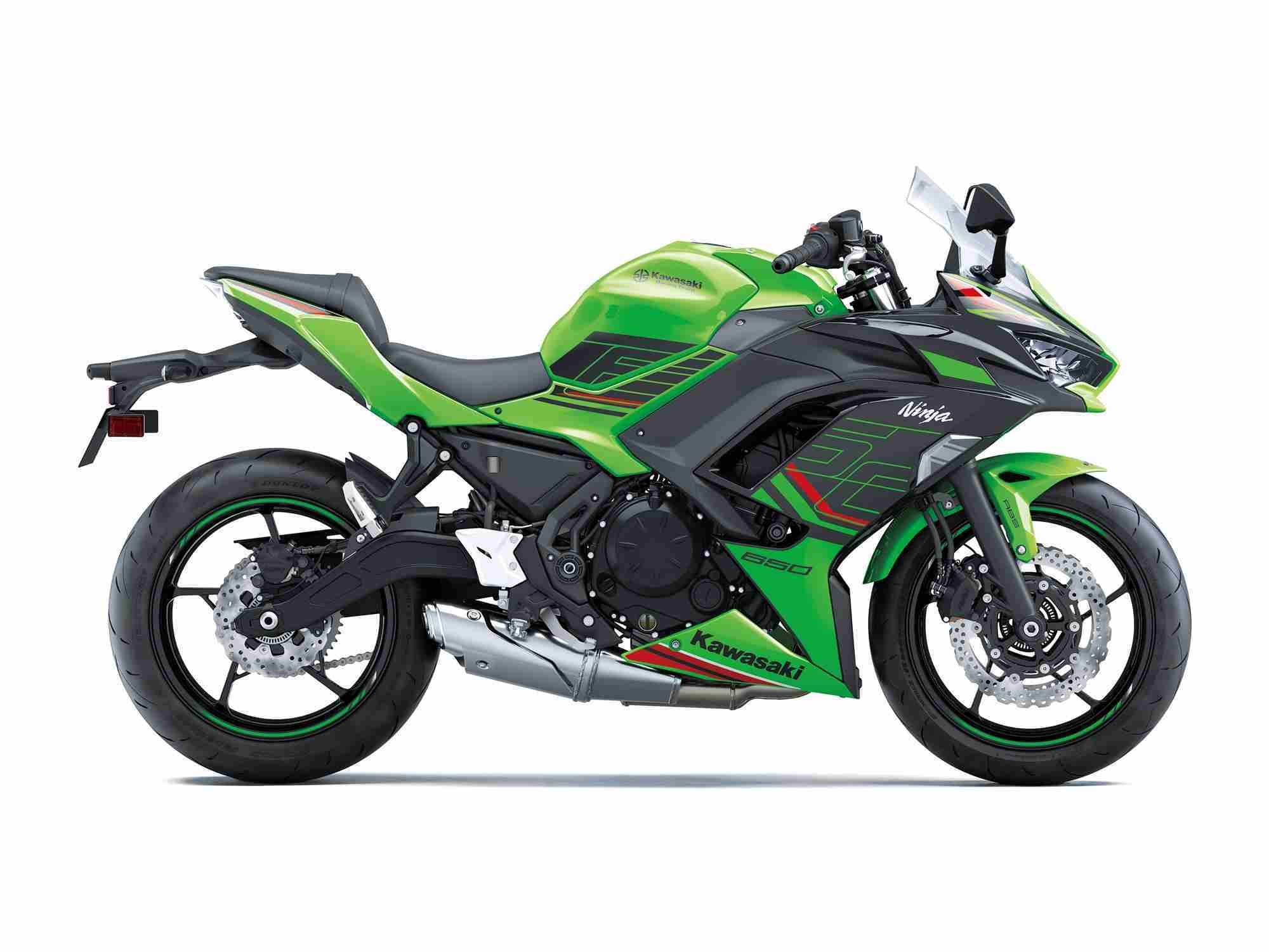 2023 Ninja 650 Lime Green Ebony