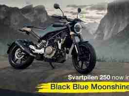 Husqvarna Svartpilen 250 Black Blue Moonshine colour option