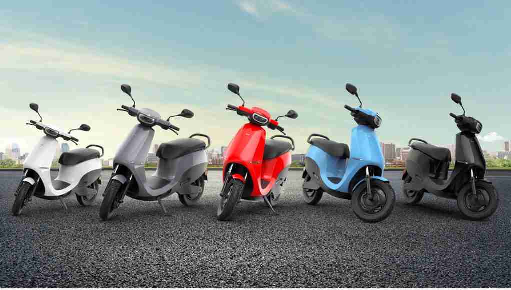 Ola S1 Air colour options