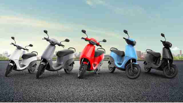 Ola S1 Air colour options