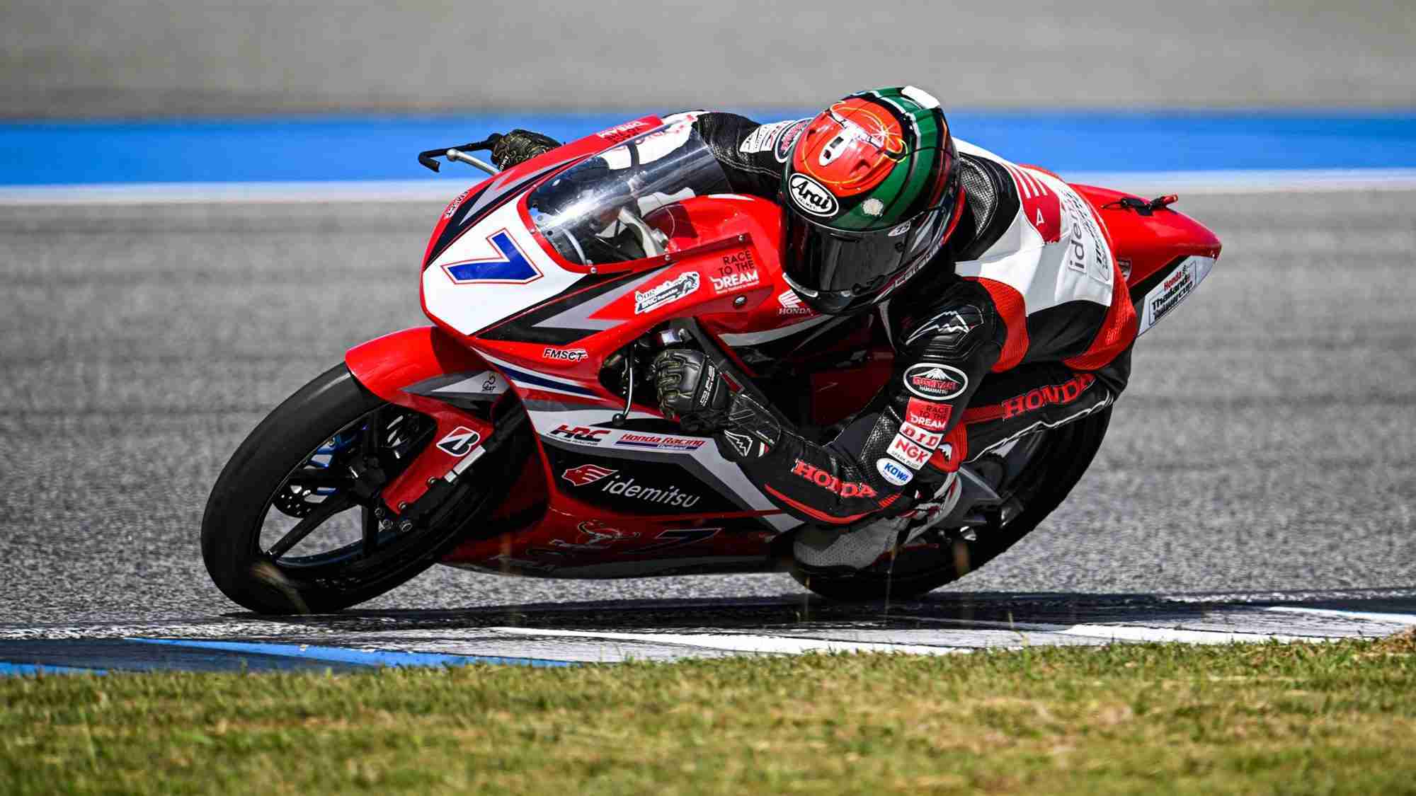 Honda Kavin Quintal in Thailand Talent Cup 2022