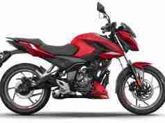 New Pulsar P150 Racing Red side view