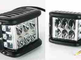 LED Aux Lamp with blue blinkers