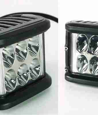 LED Aux Lamp with blue blinkers