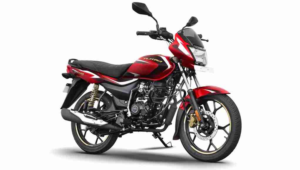 Bajaj Platina 110 ABS Cocktail Wine Red