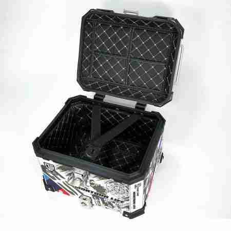 Trips Odessey Metal Top Box Silver (GS Vinyl) 45 ltrs