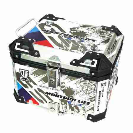 Trips Odessey Metal Top Box Silver (GS Vinyl) 45 ltrs