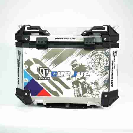 Trips Odessey Metal Top Box Silver (GS Vinyl) 45 ltrs