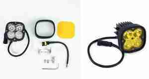 HJG 60W 4 LED Fog Light with Yellow filter