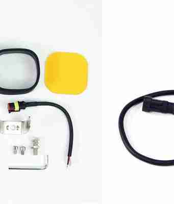 HJG 60W 4 LED Fog Light with Yellow filter