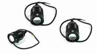 HJG CREE Push/Pull LED Fog Light Dual Tone White & Yellow