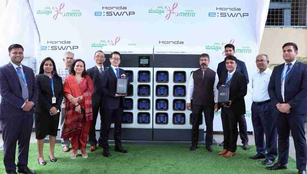 Honda Power Pack Energy and Bengaluru Metro join hands for Battery Swap Service