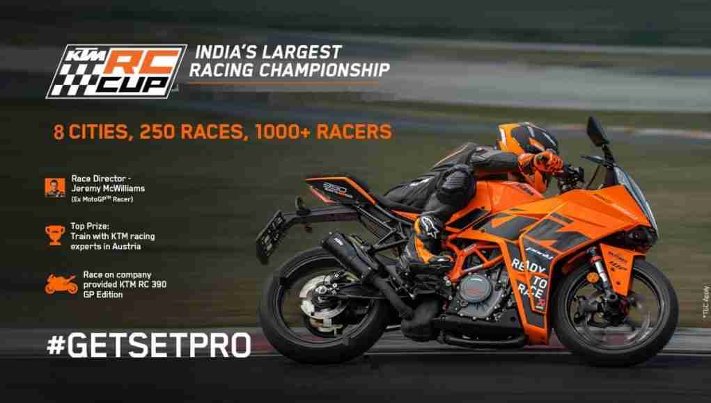 KTM announces the RC Cup in India; Begins January 2023