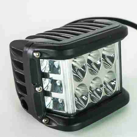 6 LED Aux Lamp with blue blinkers
