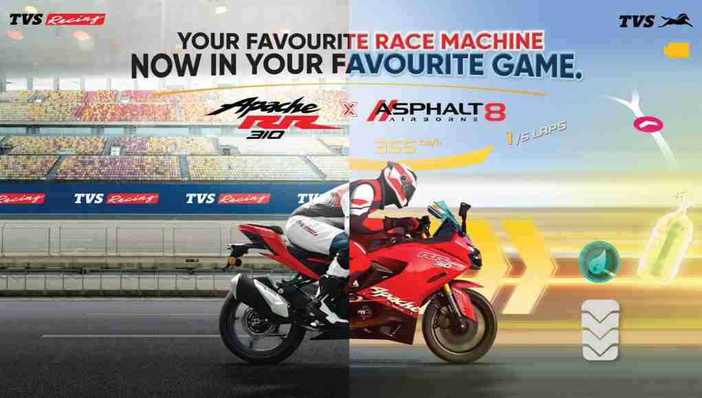 TVS Apache RR 310 now in Gameloft’s Asphalt 8 Airborne