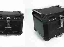 Trips Odessey Metal Top Box Black 45 ltrs