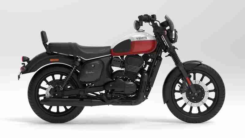 Yezdi Roadster Crimson Dual Tone colour option