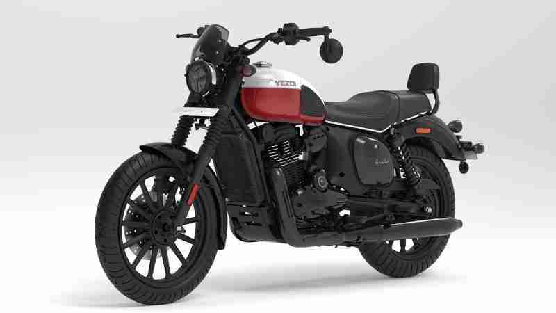 Yezdi Roadster Crimson Dual Tone colour option