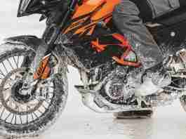 2023 KTM 390 Adventure spoked wheels with aluminium rims