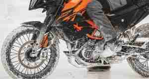 2023 KTM 390 Adventure spoked wheels with aluminium rims